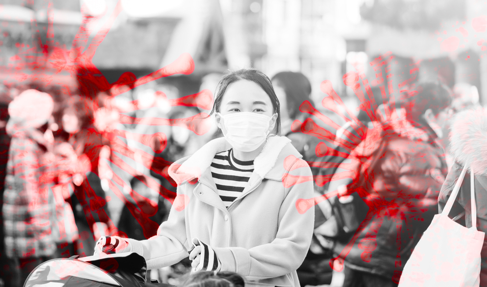 Coronavirus,Covid-19,Pandemic,Crisis,In,Tokyo,Japan.japanese,Mother,With,Kids