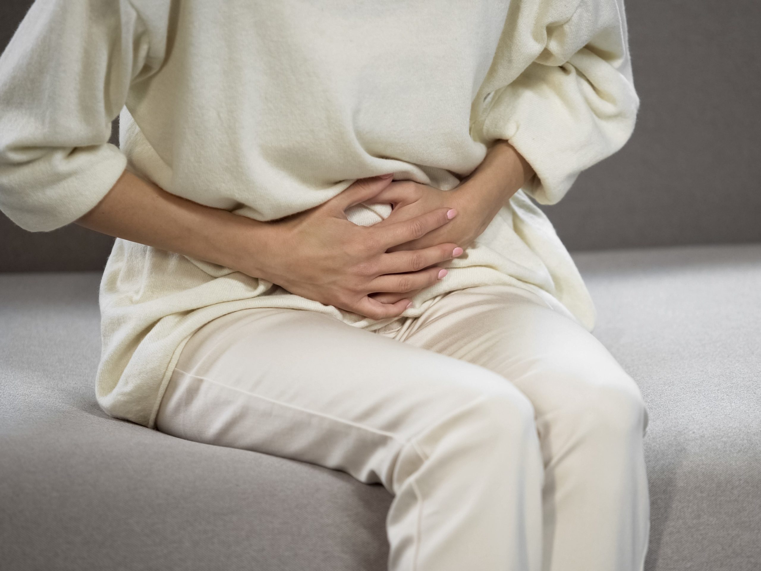 Lady,Suffering,From,Strong,Stomach,Ache,,Gastritis,,Problems,With,Gall