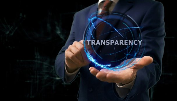 Businessman,Shows,Concept,Hologram,Transparency,On,His,Hand.,Man,In