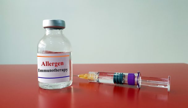 Allergen,Immunotherapy,In,Bottle,And,Syringe,For,Injection.,Allergy,Shot