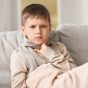 Ill,Little,Boy,With,Sore,Throat,At,Home