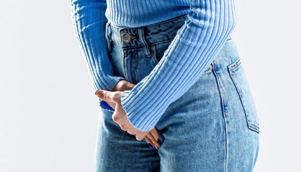 Woman,Has,Pain,In,The,Genital,Area,And,Vagina,On