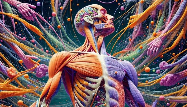 Colorful,Image,Of,Fascia,In,Body,Or,Muscle