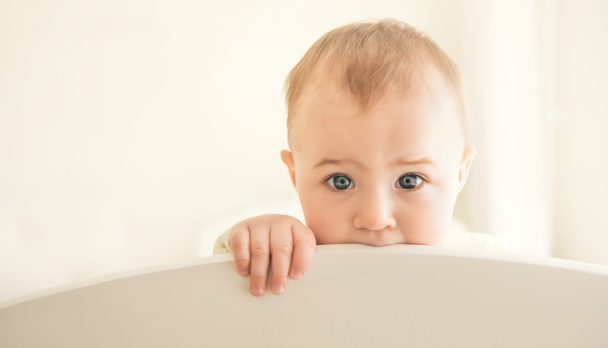 teething baby